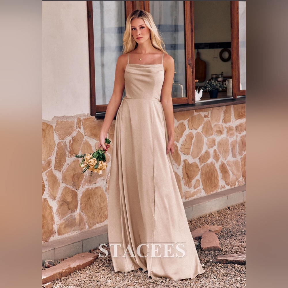 Stacees Cream Maxi Dress
